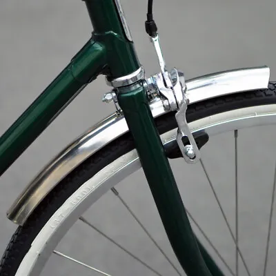$22.49 • Buy 1 Pair Road Bike Mudguard 700c 27'' Bicycle Cycling Front Rear Fender Silver DIY