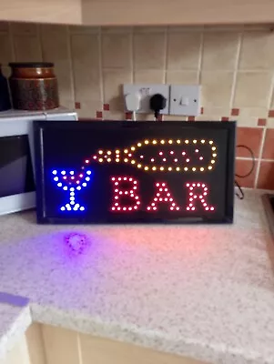 Novelty Light Up Bar Sign • £20