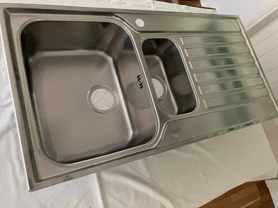 Kitchen Sink FRANKE Self Fitting Stainless Steel 1-1/2 Sink  1m X 51cm • £69