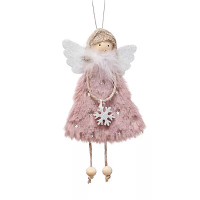 Christmas Ornaments Angel Plush Doll Pendant Xmas Tree Hanging Decoration Party • $7.21