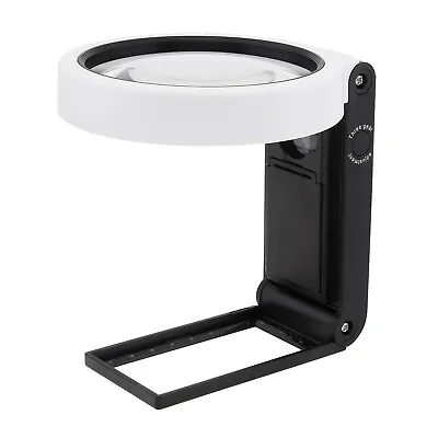 Magnifying Glass W/8 LED Light Magnifiers Lens For Seniors Read/Coins/Close Work • $13.77