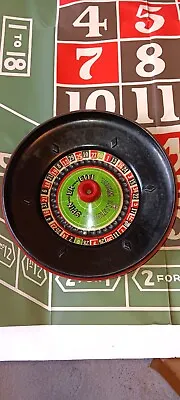 Vintage Louis Marx & Co Spin-er-ette Roulette Wheel Gambling Game Tin • $12