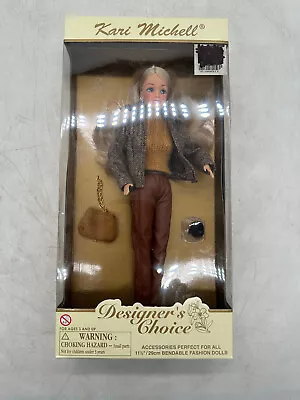 Kari Michell Designer's Choice Fashion Doll Vintage M&C Toy 1999 NIB NEW #3 • $25