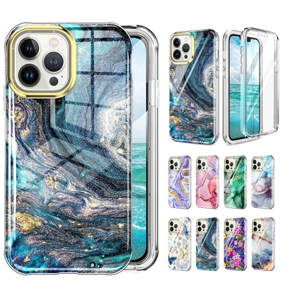 $9.96 • Buy Full Case For IPhone 14 13 12 Pro Max Plus Shockproof Hybrid Heavy Duty Cover