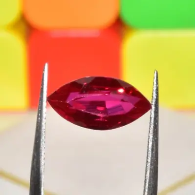 11.55 Carat AAA+ Natural Burma Awesome Marquise Cut Red Ruby Loose Gemstone • $0.99