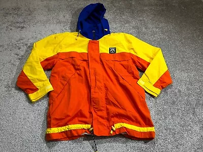 VINTAGE Nautica Competition Jacket Men’s Medium Multicolor Hooded Casual • $29.99