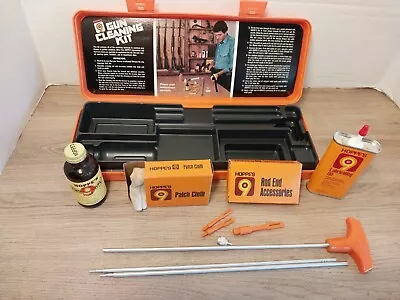 Vintage Hoppes 9 Gun Cleaning Kit & Storage Box  • $14.99