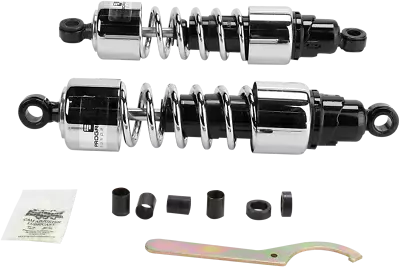 Progressive 412 Series Rear Shock Damper 12in Chrome Honda VTX1300R 04-09 • $327.70