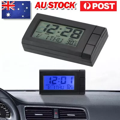 LCD Digital Car Clock With Light For Car Luminous Backlight Dashboard Dash NEW • $14.95