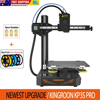 $232.41 • Buy Kingroon 3D Printer KP3S Pro DIY Easy Assemble Kit Printing Filament PLA ABS AU