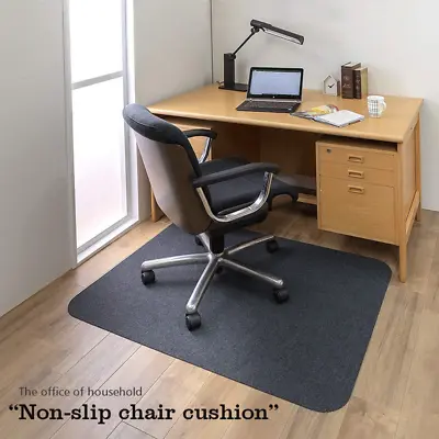 $10.99 • Buy 120×90cm Large Office Chair Mat Carpet Floor Protectors Home Room Computer Work~