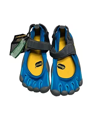 Vibram FiveFingers Sprint M116C Mens Blue Barefoot Running Shoes 8  8.5 EU 40 • $49.99