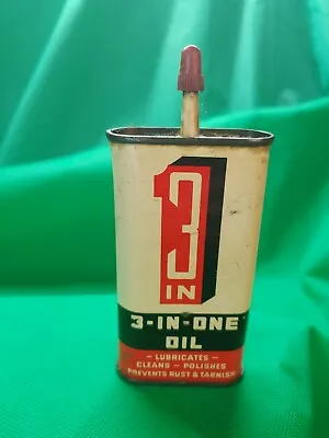   Vintage 3 In One  Oil Can  20%  3 Oz No Barcode • $10