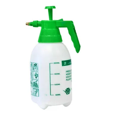 2L Garden Pressure Weed Spray Bottle Water Plant Chemical Sprayer Hand Pump • £6.89