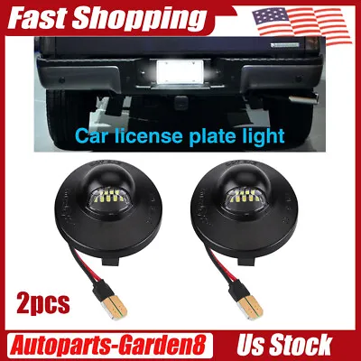 2x LED License Plate Light Tag Lamp Assembly Replacement For Ford F150 F250 F350 • $4.59