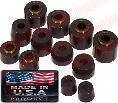 FORD F100 F150 Truck 1979 - 1966 Black Cab Body Mount Bushing Kit • $140.24