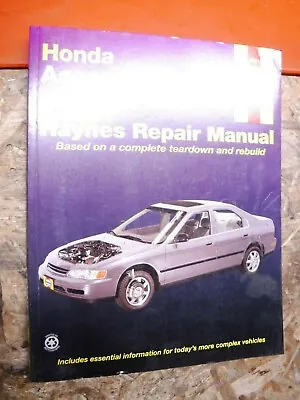 1994-1997 Honda Accord All Models Haynes Repair Manual Service 1995 1996 • $14.87