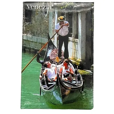 Vintage VENEZIA Photo Refrigerator Fridge Magnet Italy Travel Souvenir Gondola • $7.95