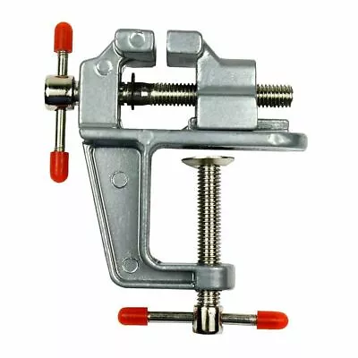 3.5  Miniature Vise Small Jewelers Hobby Clamp On Table Bench Tool Vice Aluminum • $7.99