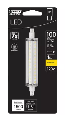 Feit Electric 100-Watt Equivalent Bright White (3000K) R7S 118MM R7 Base LED • $19