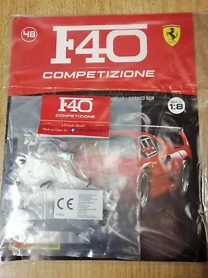 Panini Ferrari F40 Competizione Lots Of Issues + Magazine 1/8 Scale New Sealed • £19.99