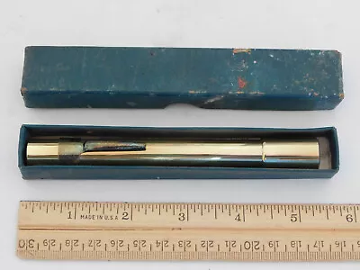 Vintage Van Cort Kaleidoscope Brass Pen Style W/Box • $54.99