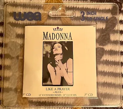Madonna ~ Like A Prayer 3  CD Sealed And Slot Hang Tag Is Unpunched / W7539CD • $149.99