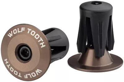 Wolf Tooth Alloy Bar End Plugs - Espresso • $21.49