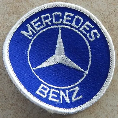 VTG New Embroidered Patch Mercedes Benz 3  Round Stahl's 1970s-1980s. • $3.99