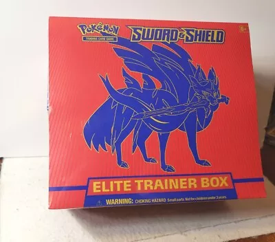 Pokemon Tcg Sword & Shield Base Set Elite Trainer Box Zacian Sealed New • $59.99