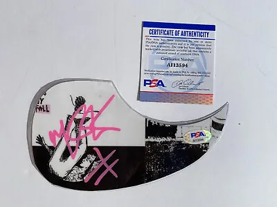 Machine Gun Kelly Mgk Autographed Tickets To My Downfall Guitar Pickguard Psa • $349.99