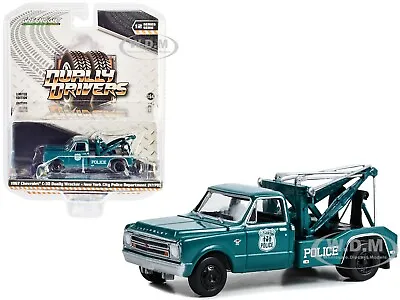 $8.99 • Buy 1967 Chevrolet C-30 Dually Tow Truck Green  Nypd  1/64 By Greenlight 46120 A
