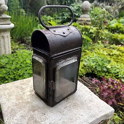 Vintage Handheld Railway Signal Lamp Lantern Paraffin • £45