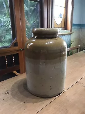 Large Antique Vintage Australian Stoneware Demijohn 31cm • $60