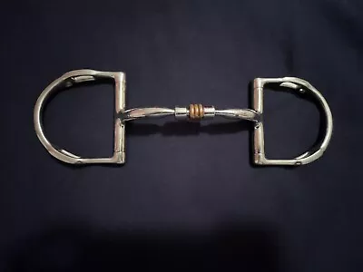 5” Myler Level 1 English Comfort Dee Snaffle Bit Copper Roller  Hooks MB 03 • $100