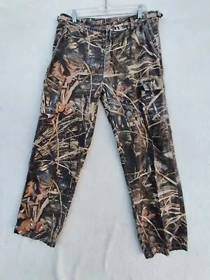 Vtg Ranger Advantage Max 4 Mens Lg 34x30 Camo Cargo Pocket Hunting Pants 3497 • $23.99