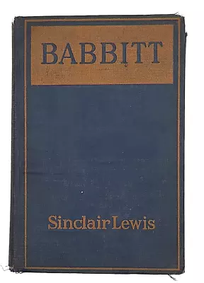 Sinclair Lewis Babbitt 1st Printing W/ Errors Supposing Purdy My Fellow Human • $99.99