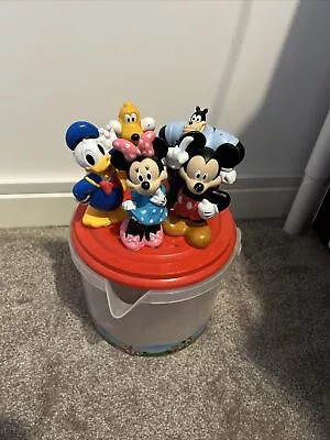 Disney Store Exclusive - Mickey Mouse- Plastic Figure Bath Toys Water Play Kids • £10