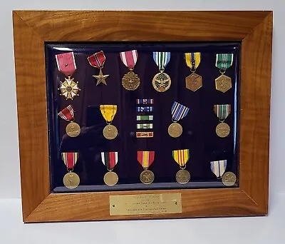 WWII Korean Vietnam Wars Badge Pin 16 Medals Of Charles B Fralick Air Force • $235