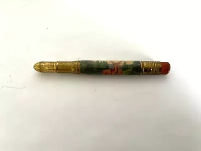 VINTAGE DEER Milwaukee Wisconsin Advertising Bullet Pencil SOUVENIR • $5.98