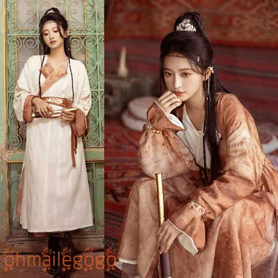 ShiSanYu Hanfu Women's Dress Belt Men's Coat Ancient Costume MuHe Daily Wear Cos • $159.02
