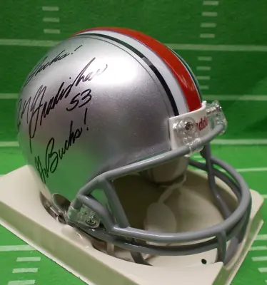 RANDY GRADISHAR Autographed OHIO STATE Mini Helmet W/ MICHIGAN SUCKS INSCRIP~JSA • $79.53