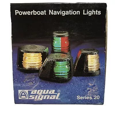 Aqua Signal Series 20 Masthead Light - Black Housing NOS  • $32