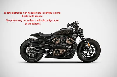 Exhaust Gt Zard Steel Black+fairing E5 Harley Davidson Sportster S 1250 21-23 • $2294.82