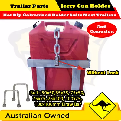 20L Hot Dip Galvanized Jerry Can Holder - BOAT BOX JET-SKI TRAILER CARAVAN • $64.99