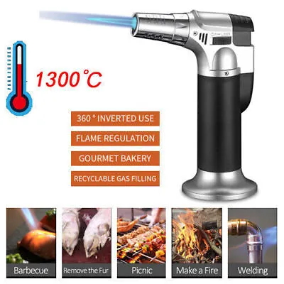 Refillable Butane Gas Micro Blow Torch Lighter Welding Soldering Brazing Tools • £6.49