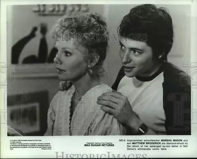 1983 Press Photo Marsha Mason And Matthew Broderick Star In  Max Dugan Returns  • $19.99