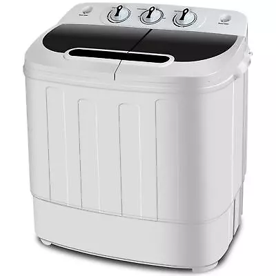 Portable Compact Mini Twin Tub Washing Machine Spin Dry Cycle 13lbs Capacity • $138.07