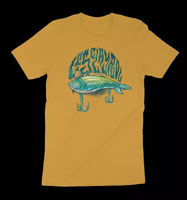 VTG RETRO Les Claypool T-shirt Yellow Short Sleeve All Sizes JJ2601 • $22.79