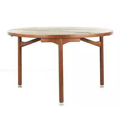 Jens Risom Mid Century Dining Table Walnut With 3 Legs • $3847